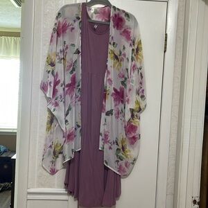 Emerald Dress & Shawl